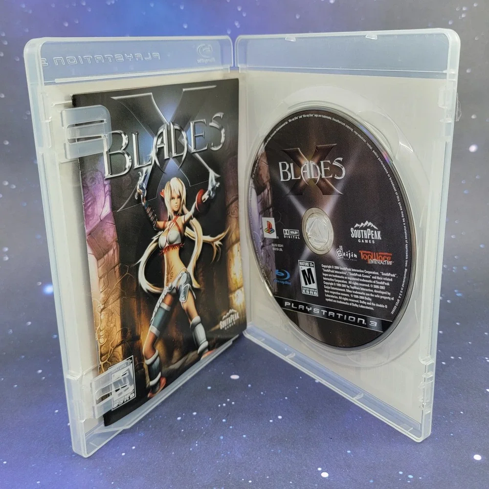 X-Blades Sony PlayStation 3 PS3 Game SouthPeak Games BLUS-30241 Complete CIB